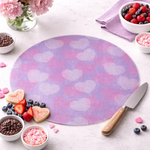 Sweetheart Sprinkle   Lavender Heart Decorative Schneidebrett