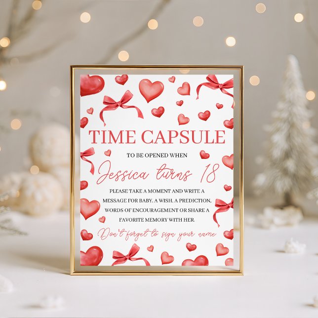 Sweetheart Time Capsule Sign Sockelschild (Von Creator hochgeladen)