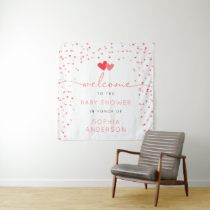 Sweetheart Valentine Baby Dusche Begrüßungszeichen Wandteppich