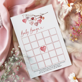 Sweetheart Valentines Baby Bingo Game