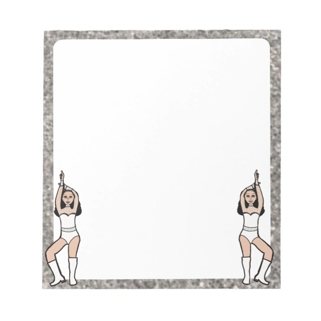 Sweetheart White #2 Notizblock (Vorderseite)