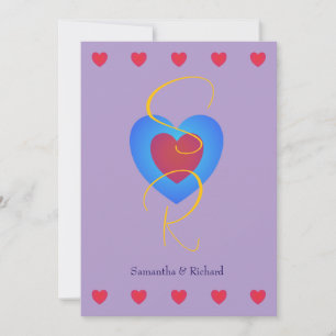 Sweethearts Flat Save the Date Card