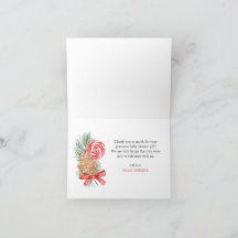 Sweetie ist auf dem Weg Weihnachtsdusche Danke