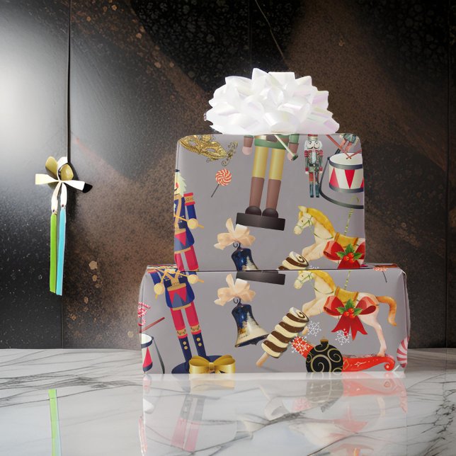 Sweetie Nutcracker Weihnachtswrapping Paper Geschenkpapier (Von Creator hochgeladen)
