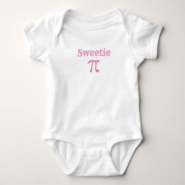 "Sweetie Pi" Baby Bodysuit Strampler (Vorderseite)