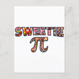 Sweetie Pi (gefüllt mit Süßigkeiten) Postkarte