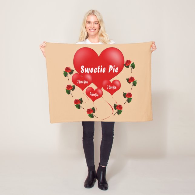 Sweetie Pie Fleece Decke (Beispiel)