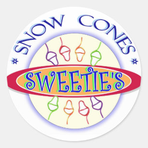 Sweetie's Snow Cones Promo Sticker