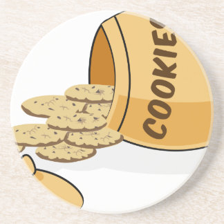 Sweets Dessert Food Cookie Jar Chocolate Untersetzer