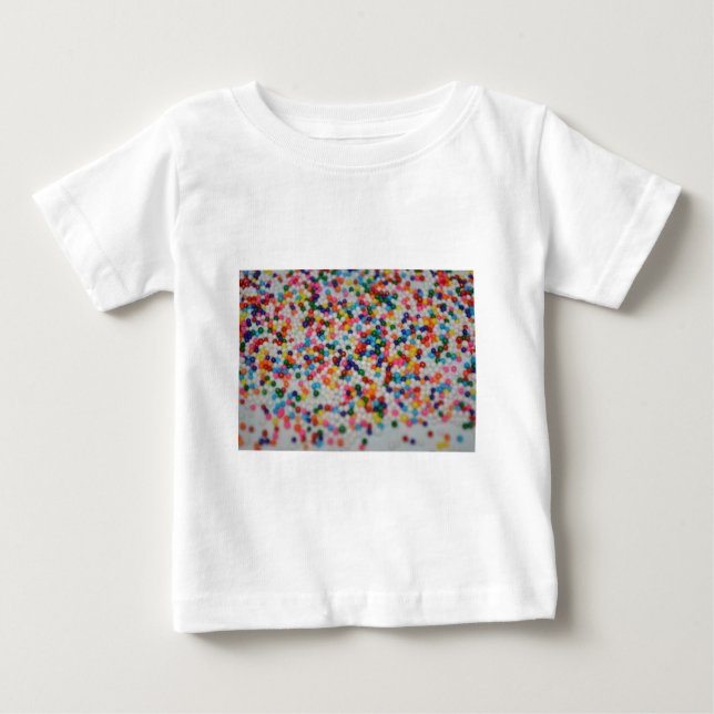 Sweets Dessert Rainbow Pattern Cake Cupcake Art Baby T-shirt (Vorderseite)