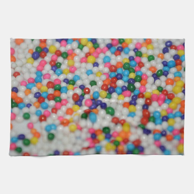 Sweets Dessert Rainbow Pattern Cake Cupcake Art Küchentuch (Horizontal)