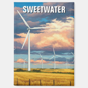 Sweetwater Texas Travel Magnet