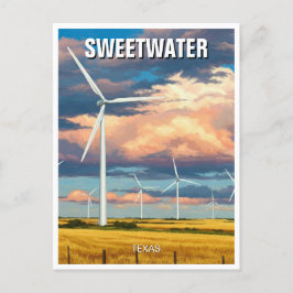 Sweetwater Texas Travel Postkarte