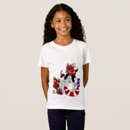 Sweety-roter Panda-Mädchen-T - Shirt