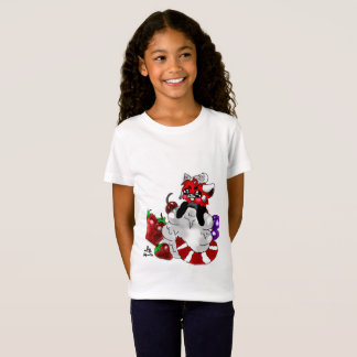 Sweety-roter Panda-Mädchen-T - Shirt