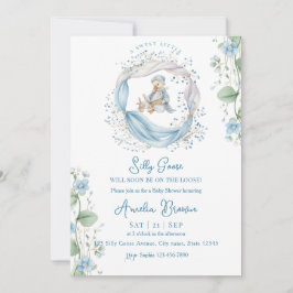 Swet Silly Goose Reading Baby Shower Invitation Einladung