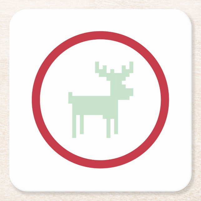 Sweter Wetter-Papier-Untersetzer Rechteckiger Pappuntersetzer (Vorderseite)