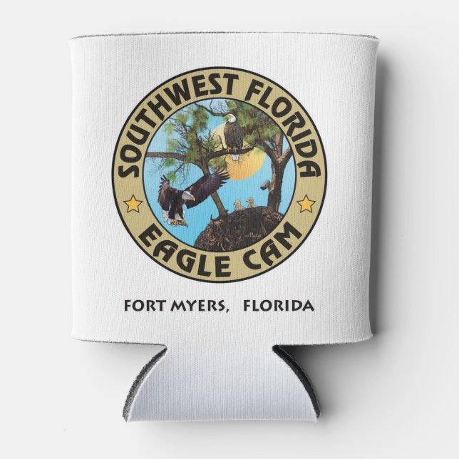 SWFL Eagle Cam Drink Coolie Dosenkühler (Vorderseite)
