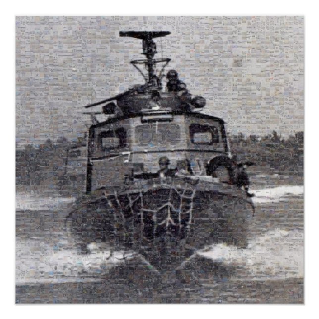 Swift Boat Foto Mosaik Poster (Vorderseite)