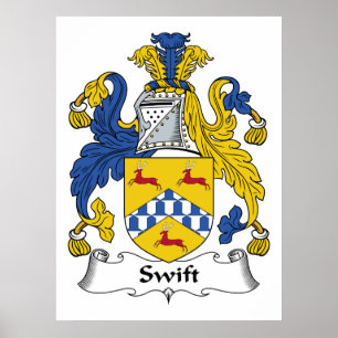 Swift Familienwappen Poster