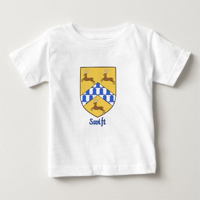 Swift Family Shield Baby T-shirt (Vorderseite)