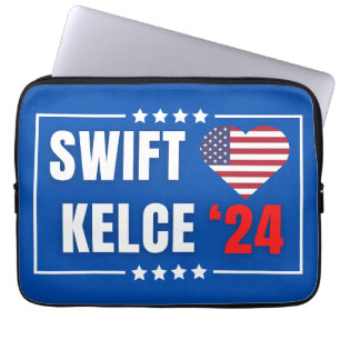 Swift Kelce 24 Herz Laptopschutzhülle