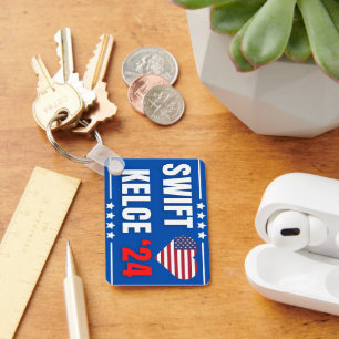 Swift Kelce 24 Herz Schlüsselanhänger