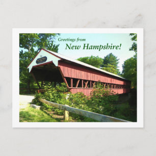 Swift River Bridge - New Hampshire Postkarte