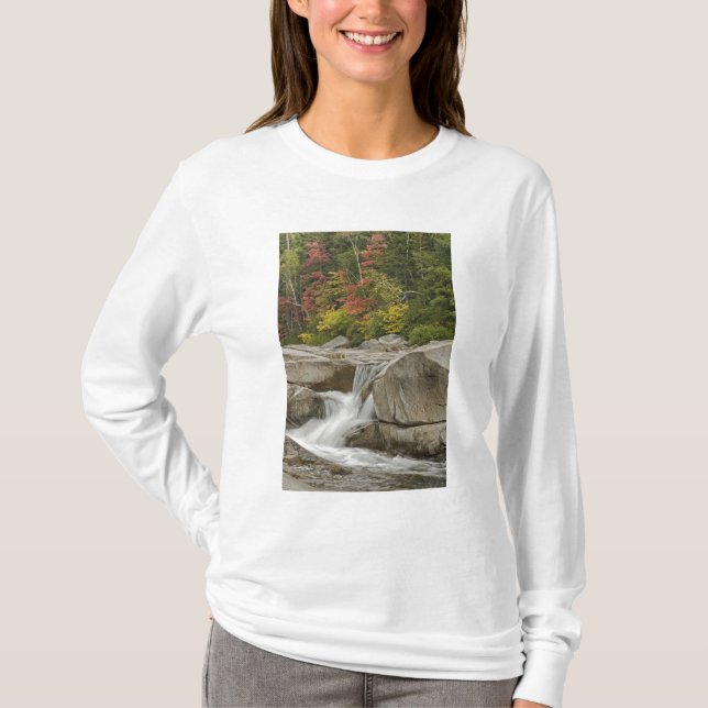 Swift River, der durch Felsen zieht T-Shirt (Vorderseite)