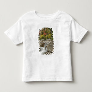 Swift River, die durch Felsen rauscht, Weiß Kleinkind T-shirt