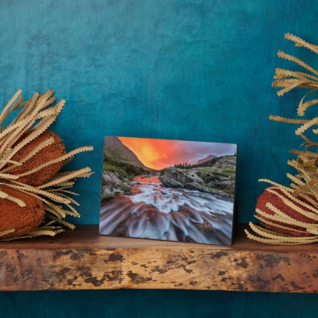 Swiftaktuelle Fälle | Glacier Nationalpark Montana Fotoplatte (Seite)