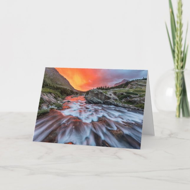 Swiftaktuelle Fälle | Glacier Nationalpark Montana Karte (Vorderseite)