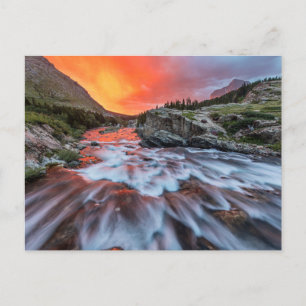 Swiftaktuelle Fälle   Glacier Nationalpark Montana Postkarte
