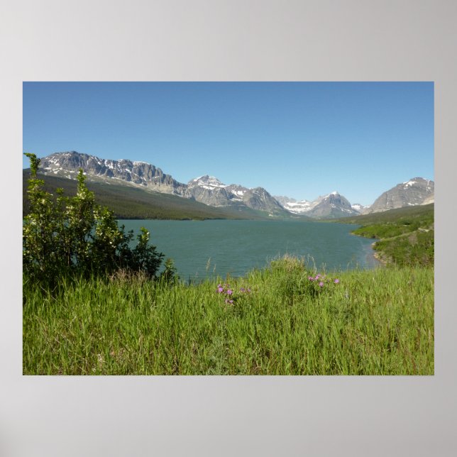 Swiftcurrent Lake View - Glacier National Park Poster (Vorne)