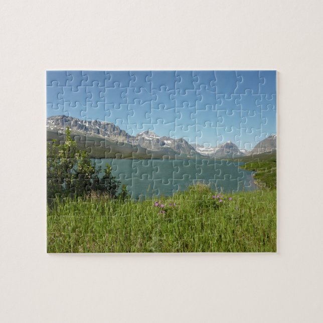Swiftcurrent Lake View - Glacier National Park Puzzle (Horizontal)
