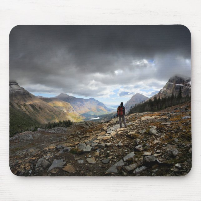 Swiftcurrent Pass - Glacier National Park Mousepad (Vorne)