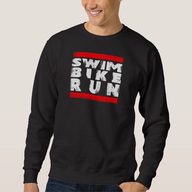 SWIM BIKE RUN   SWEATSHIRT (Vorderseite)