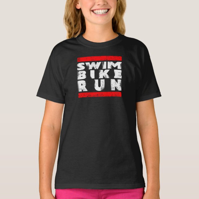 SWIM BIKE RUN  T-Shirt (Vorderseite)