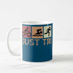 Swim Bike Run Triathleten Männer Vater Triathlon J Kaffeetasse