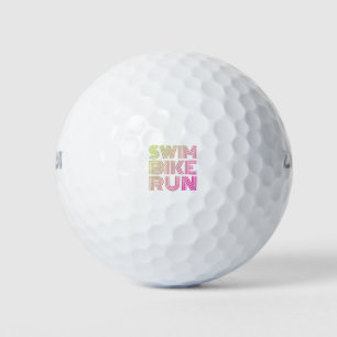 Swim Bike Run, Triathlon Golfball