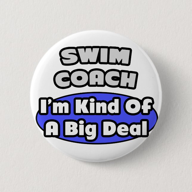 Swim Coach ...Big Deal Button (Vorderseite)