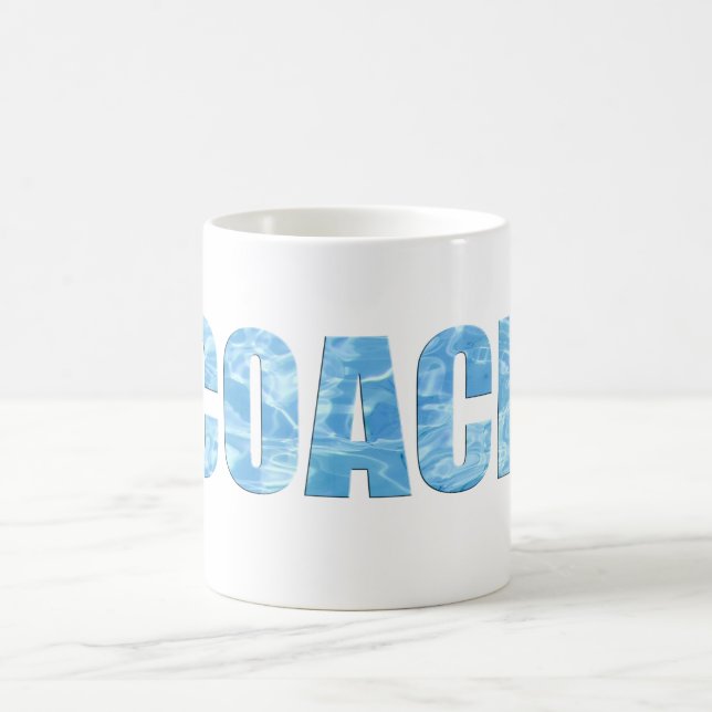 Swim-Coach Schwimmbad Wasserschwimmen & Tauchlehre Tasse (Mittel)