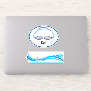 SWIM-Computer Aufkleber