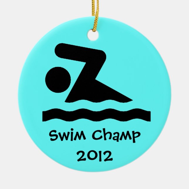 Swim Design Ornament (Vorne)