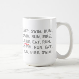 Swim, Fahrrad, Lauf - ich bin ein Triathlete - Kaffeetasse