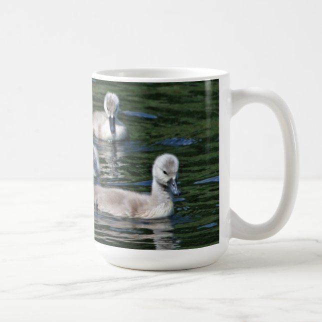 Swim Friends Seevögel niedliche Tiere Tasse (Rechts)