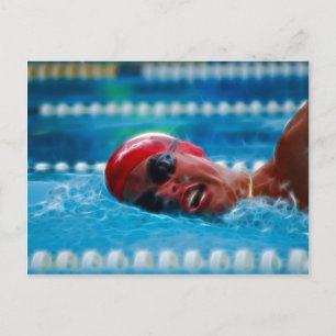 Swim gewinnt Konkurrenz Postkarte