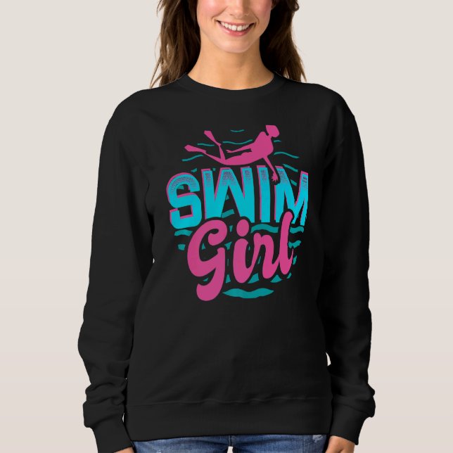 Swim Girl Sweatshirt (Vorderseite)