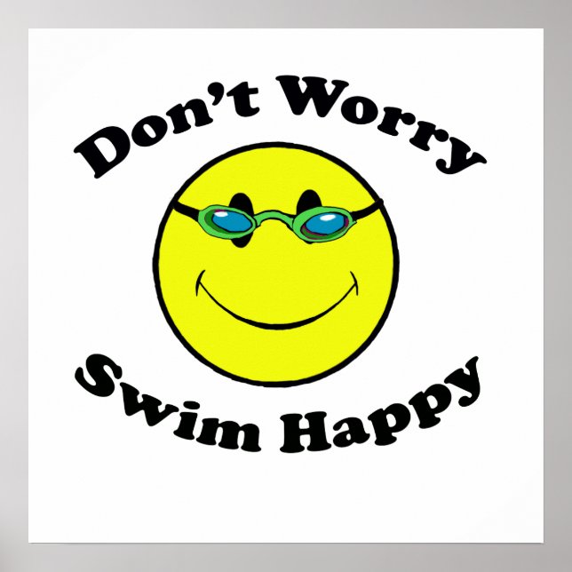 Swim Happy Poster (Vorne)
