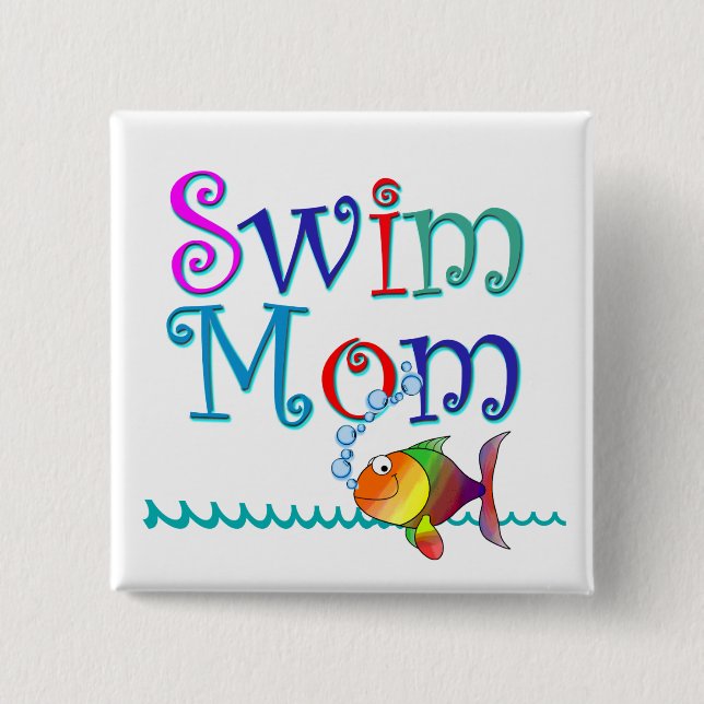 Swim-Mama Button (Vorderseite)